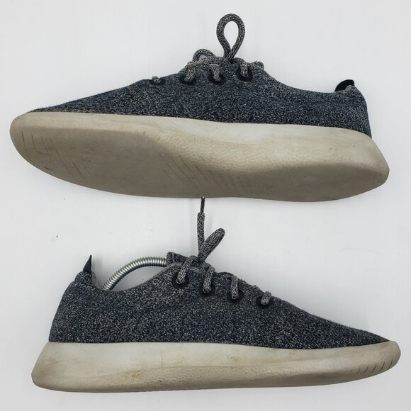 Allbirds Wool Runners Sneakers 11 Mens Athletic Lace Up Shoes Gray - Picture 6 of 12